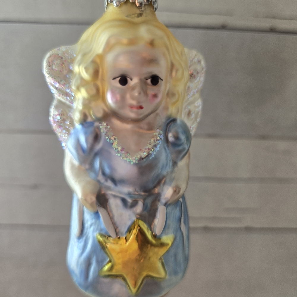 Vintage Inge Glas Angel Glass Ornament